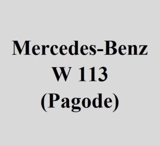 Mercedes-Benz W113 (Pagode)